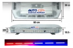 TORRETA LED COB ESTROBO BASE ALUMINIO ROJO AZUL EXCELENTE ILUMINACION 12 FUNCIONES DIREFENTES