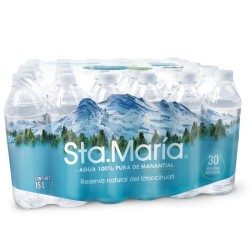 AGUA EMBOTELLADA 24 PZAS DE 500 ML SANTA MARIA 1/24 624038
