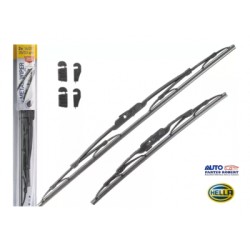 PLUMAS HELLA 14 -21 METALICAS JUEGO 2 PIEZAS NISSAN MARCHA VERSA 2010-2018 OEM.