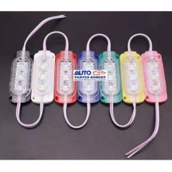 TIRA LED TIPO CHIP 3 LED COLOR VERDE EXCELENTE ILUMINACION OEM.