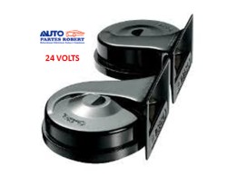 BOCINAS CLAXON CARACOL IMPORTACION 60B 510HZ 410HZ 24 VOLTS EQUIPO PESADO