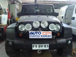 FAROS YACMAN 4 PULGADAS CROMO COLOR AZUL JGO 2-PZ