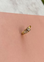 Earcuff 21 zirconia estilo 2 cristal