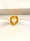 Anillo Ovalo Silueta Acero