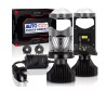 FOCO LED H4 CON LUPA 28.000 LUMENES CON CAMBUS LUZ EXTREMA JUEGO 2 PIEZAS OEM.