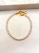 Pulsera Perlas Acero