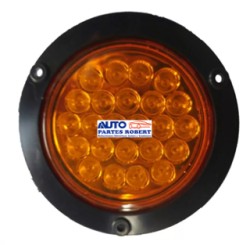 PLAFON LED REDONDO 4 COLOR AMBAR O NARANJA 20 FOCOS LED OEM.