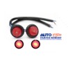 PLAFON LED OJO DE AGUILA COLOR ROJO 1 PIEZA TIPO GEL