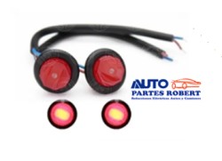 PLAFON LED OJO DE AGUILA COLOR ROJO 1 PIEZA TIPO GEL