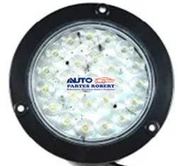 PLAFON LED REDONDO CON 12 FOCOS LED COLOR BLANCO PARA TORNILLO IDEAL PARA REVERSA