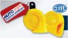 BOCINA HELLA CARACOL AMARILLAS 12V 72W 11Odb GRAVW 400HZ 500HZ JUEGO 2 PIEZAS OEM.