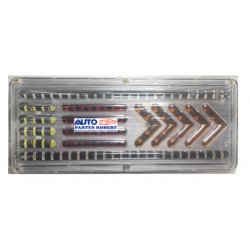 CALAVERA LED UNIVERSAL PICK UP CAMION SUSTITUYE A LA DE NISSAN D21 NP300 IDEAL PARA PLATAFORMAS Y CAMIONES HINNO FAW MEDIDAS : L