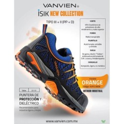 Tenis de Seguridad Dieléctricos Vanvien Orange VVFO 0006 1/2 148103