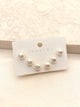 Set Arete Perla Acero