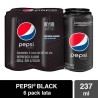PEPSI BLACK SIN AZUCAR MINI LATA 237 ML 1/6 630406