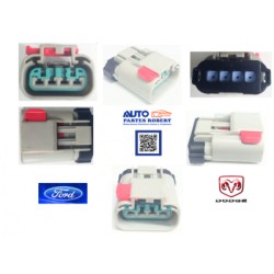 ARNES CONECTOR BOMBA GASOLINA RAM 4000 FORD 4 TERMINALES ORIGINAL NOTA IMPORTANTE: ES SOLO EL CASCO NO INCLUYE TERMINALES NI CAB