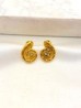 Arete Caracol Mini Zirconias Acero