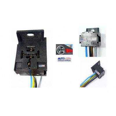ARNES RELEVADOR 5 TERMINALES REFORZADO UNIVERSAL MARCA BOSCH MATERIAL BAQUELITA ENPALMABLE Y CON OREJA PARA ATORNILLAR CON CALIB