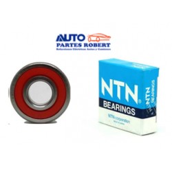 BALERO 6302LL NTN MEDIDAS ANCHO 13mm DIAMETRO RXTERIOR 42mm DIAMETRO INTERIOR 15mm SISTEMA DE ALTERNADOR HITACHI MITSUBISHI OEM.