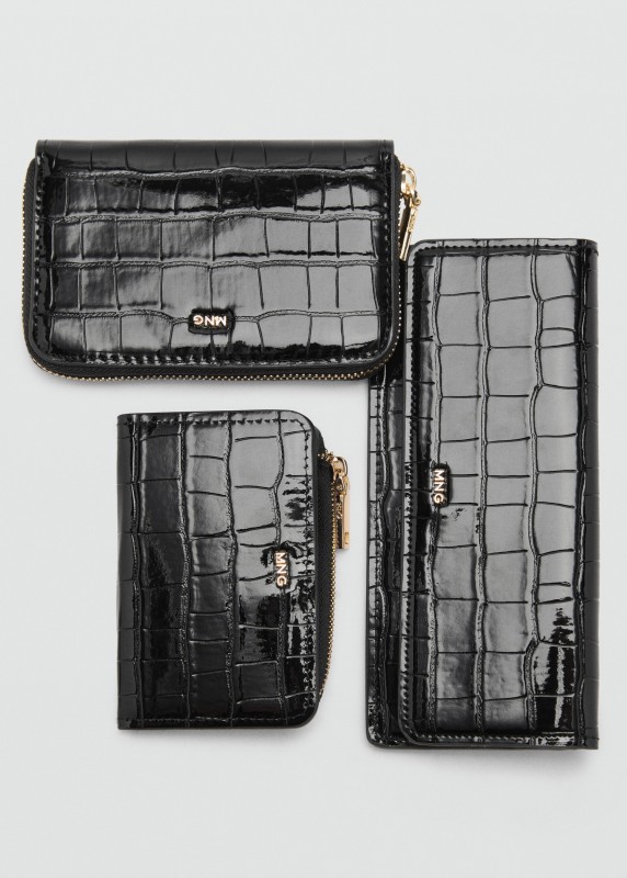 Billetera efecto cocodrilo