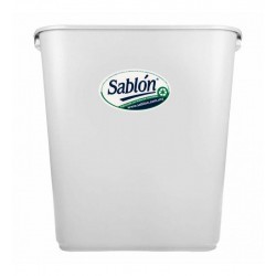 BOTE DE BASURA SABLON JUMBO RECTANGULAR 1/26 L 8021 BL