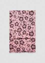 Fular estampado floral