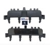 BOBINA PEUGEOT 206 2000-2008 PEUGEOT 207 2009-2011 PEUGEOT 306 1997 PARTNER 2003 4 TERMINALES OEM. UF683 UF688 245097 597072 597