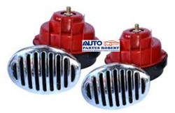BOCINA CARACOL UNIVERSAL JUEGO 2 PIEZAS CON RELEVADOR OEM. SL-3004
