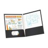 Folder Laminado Negro Carta Showfolio Oxford 5 Piezas 1/5 61435