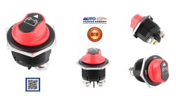 BOTON CORTA CORRIENTE 200 AMPERES 12 Y 24 VOLTS UNIVERSAL DESXONEXION DE LA RED ELECTRICA AUTOMOTRIZ OEM.