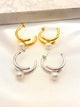 Arracada Half Hoop Acero
