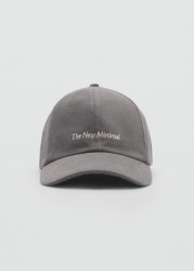 Gorra mensaje bordado