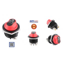BOTON CORTA CORRIENTE 200 AMPERES 12 Y 24 VOLTS UNIVERSAL DESXONEXION DE LA RED ELECTRICA AUTOMOTRIZ OEM.