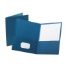 Folder Azul Carta Portfolio Doble Solapa Oxford 5 Piezas 1/5 61430