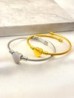 Pulsera Corazon Plano Acero