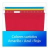 Folder Colgante Colores Tamaño Carta Pendaflex 25 Piezas 1/25 Colores Surtidos 61438