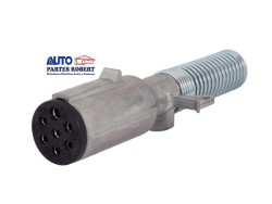 CONECTOR 7 HILOS MACHO TIPO POLLAK CON RESORTE OEM.