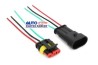 CONECTOR RAPIDO 3 VIAS CON SEGURO REFORZADO UNIVERSAL OEM.