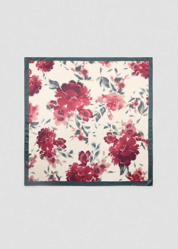 Pañuelo estampado floral