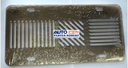 CUBRE PLACA RAYADO ACRILICO COLOR HUMO 1 PIEZA EVADE LAS FOTO MULTAS MEDIDAS 15.2CMX30CMX0.02MM OEM. CPRH
