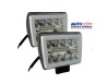 FAROS LED RECTANGULAR MOTOCICLETA CONTORNO BLANCO JUEGO 2 PIEZAS OEM. FALM30W