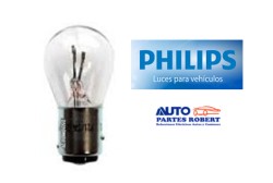 FOCO 1034 12V PHILIPS 2 POLOS PATAS DISPAREJAS CALIDAD ORIGINAL P21 5W OEM. 12499
