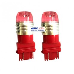 FOCO LED 7443 URVAN MAZDA COLOR ROJO 2 FUNCIONES JUEGO 2 PIEZAS OEM.