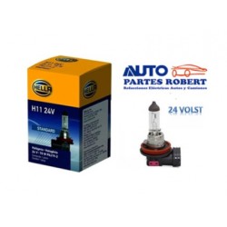 FOCO H11 24 VOLTS 70W HELLA LUZ PRINCIPAL CAMIONES IZUSU OEM. EQUIPO PESADO