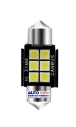 FOCO LED LUZ INTERIOR 31mm CON CAMBUS EXCENTE ILUMINACION OEM.
