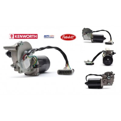 MOTOR LIMPIAPARABRISAS KENWORTH PETERBUILT SERIE 387 SERIE 587 5 TERMINALES 24 VOLTS OEM. E-007-100 E-005-554 E-008-222 AX9207 P