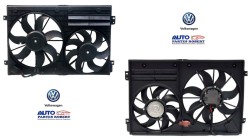MOTOR VENTILADOR BORA CC EOS GOLF GTI JETTA PASSAT R32 TIGUAN AUDI A3 QUATTRO TT OEM. 1K0 121 205 AB 76304 1K0 959 455 EA 1K0 95