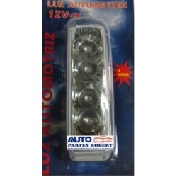 PLAFON LED LATERAL TRANSPARENTE LUZ AMBAR GULA66TAM