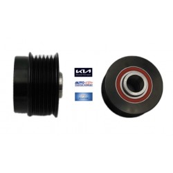 POLEA ALTERNADOR KIA RIO SOUL VENGA 1.4L 1.6L 6 CANALES OEM. 37320-2B100 041E3 61375 37320-2B000