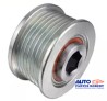 POLEA ALTERNADOR URVAN 2.5L NV350 MITSUBISHI NISSAN 7 HILOS PARA BANDA PLANA EN SISTEMA DE CLUCH OEM. 23151-MA00A